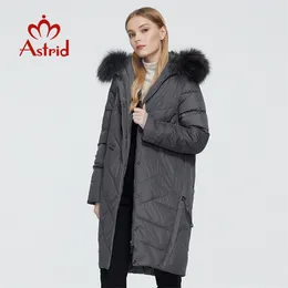 Astrid New Winter Women 's Coat Women Long Warm Parka 재킷과 Fox Fur 후드 바이오 다운 여성 의류 New Design 9172 201019