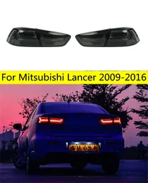 Rücklicht Für Mitsubishi Lancer LED Rücklicht 20 09-16 LED Rückleuchten Hinten blinker Dynamische Auto DRL Zubehör