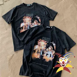 Kith Shirt Men Kobiety Wysokiej jakości cyfrowy koszulka T-Shit