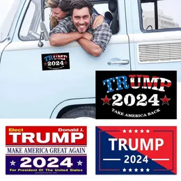 2024 Anpassad Trump -klistermärke Vinyl Donald Bumper Klistermärke Presidentval Klistermärken för telefonfodral Bumperdekor