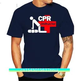 Cpr camisa cpr instrutor camisa engraçado t camisa para enfermeira moda mens manga curta camiseta algodão camisetas 220702