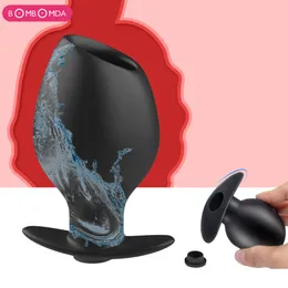 Hollow Anal Plug Soft Speculum Massager della prostata Butt Enema giocattoli sexy per donna Uomo Dilatatore Expander Prodotti