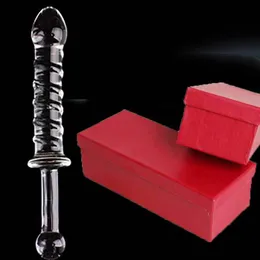 NightLife Glas Analplug Kugel Kugel Sexy Spielzeug für Frauen Crystal BEADS Anus DILDO Buttplug Stimulierender Hintern Erotik mit Box Beauty Items