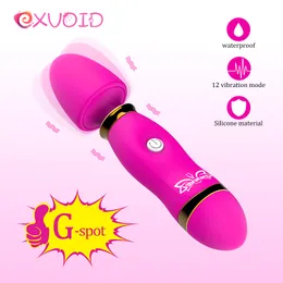 Exvoid Orgasmus av Stick Vibratoren Klitoris стимулирование G-Spot Massager Zauberstab Dildo Vibrator Sexy Spielzeug Fr Frauen Erwachsene Produ