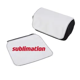 Moq 10pcswholesale Volmation Volication Valics Transfer Transfer White Bag Bags Makeup Bags Frinting Frinting Case Pencil Case