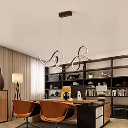 Hängslampor hängande lampa moderna LED -lampor för säng matsal kök upphängning armatur fixtur