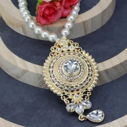 Colares pendentes Neovisson Jóias de moda colar de pérolas simuladas Mulheres gargantilhas de casamento dubai festival de presente de colar