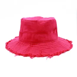Hats de 22ss Woman Wide Brim Summer Le Bob Artichaut Bucket Hat 56-58cm