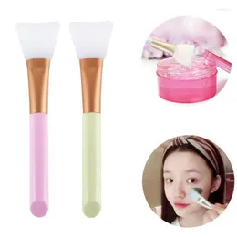 Pincéis de maquiagem Pincel de máscara de silicone Aplicador de lama macio com plástico sem pelos Ferramentas cosméticas N4B0 Harr22