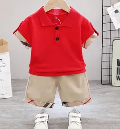 6M-5 Years Summer Boy Clothing Set 2021 New Casual Fashion Active Cartoon T-shirt+ Pant Kid Children Baby Toddler Boy Sets