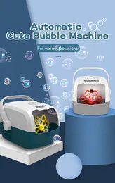 New suitcase automatic bubble machine wedding stage one-click bubbles with rechargeable children's foam toys