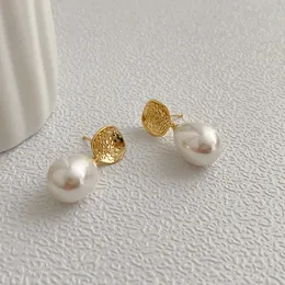 Dangle Chandelier High Grade Bright Water Drop Pearl Earrings for Women 2022 New Restament Fashion Jewelry