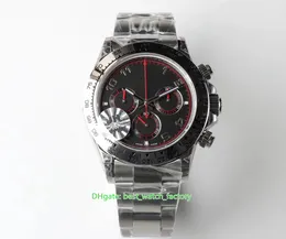 11 Style Watch Super Quality JHF Maker Watches Cal.4130 Ruch 40 mm Kosmograf 116509 116520 116506 Chronograph Mechanical Automatyczne zegarki męskie