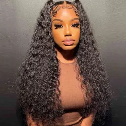 Nxy Hair Wigs Curly Human 30 34 Inch 4x4 5x5 Lace Closure 13x4 360 Hd Deep Wave Frontal 13x6 Water Front 220609