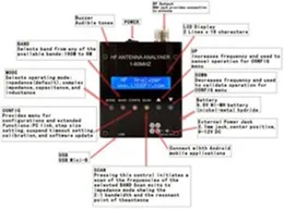 Tester del misuratore dell'analizzatore di antenna digitale a onde corte MR300 per circuiti integrati 1-60M per radioamatori