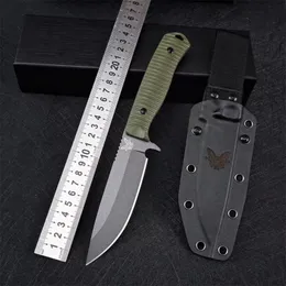 Benchmade 539/539GY Hunt Coltello a lama fissa DC53 Drop Point OD Green G10 Maniglie campeggio esterno escursionismo viaggi pesca Caccia 537 537GY 133 173 176 Coltelli