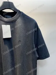 Wholesale Designer Embroidered Distressed T Shirt Tee For