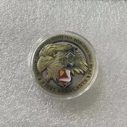 Gåvor USA 940th Wing First Sergeants Souvenir Coin American Veteran Air Force Militär kopparpläterad minnesmynt coin.cx