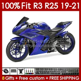 Corpo de molde de injeção para yamaha yzfr3 yzf-r25 yzfr25 2019-2021 corpo de carro