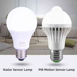 LED Sensor Bulb 10W 12W 15W E27 Dusk to Dawn Sensor Light Bulb 220V 110V Night Light Light On/Off Lamp for Home Lighting H220428