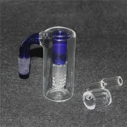 14mm Bowl Joint Angolo di 90 gradi narghilè cenere catcher braccio albero stile percolatore Diffusione totale Fessure bong in vetro tubi dell'acqua