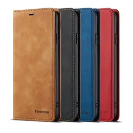 Mobiltelefonfodral Ultra Thin Suede Leather Wallet Fall för iPhone 11 12 13 Pro Max Mini XR XS 8 7 6S 6 Plus SE 5S 5 Flip Cover Strong Magnet