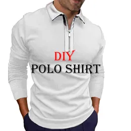 DIY långa ärmar Polo -skjortor 220712