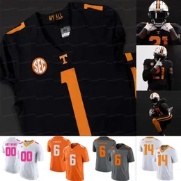 A3740 Alvin Kamara Tennessee Voluntários Jersey de futebol da faculdade Hendon Hooker Javonta Payton Joe Milton III Tiyon Evans Velus Jones Jr.