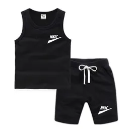 子供Tシャツパンツスポーツ服セットソリッドレター男の子の女の子クイックドライスポーツウェアキッズファッション2ピーストラックスーツ