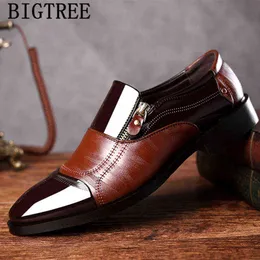أحذية إيطالية للرجال بني براءة اختراع جلدية زلة على لباس رجل الأعمال الرسمية Schoenen Heren Zapatos Oxford Hombr220513