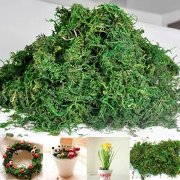 100G/Bag Artificial Dried Moss Lining Decor Party Flower Hanging Baskets Gardening Wedding Diy Decoration Moss Stabilized Rattan