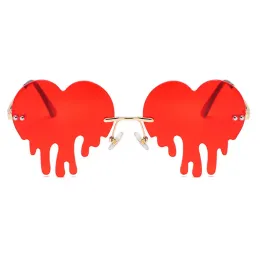 Okulary przeciwsłoneczne w kształcie serca dla kobiet okulary serca