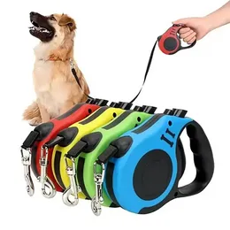 Nuevas correas retractables para perros de perros automáticamente nylon gato tracción de tracción cinturón de cuerda correas para caminar para perros medianos pequeños