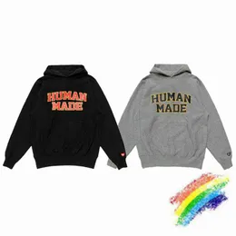 2022ss HUMAN MADE Hoodie Men Women Best Quality Fleece Letter Print Girls Dont Cry Sweatshirt Pullover T220802