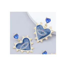 Stud Fashion Jewelry Evil Eye Earrings Resin Faux Pearl Acrylic Blue Eyes Earring Drop Delivery Dhdyb