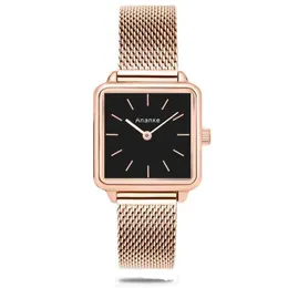 Square Watch Women Luxury Stainls Steel Ladi Watch Female Quarz Armbanduhr Uhr