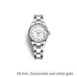 Rolesx Uxury Saat Tarihi GMT Otomatik Saat Lady-Datejust 28mm Kadın İzler Moda Kadın Su Geçirmez Pagani Tasarım AAA İyi Kalite Ze