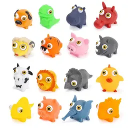 Squeeze Doll Fidget Toys Party Perse Countex Eye Sop-Eyde Speaky Squishy Cartoon Animal Funny Decompression Extrusion Eviding Eyes Topring Stress Lift Gift Stock Stock
