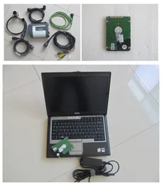 2023-09 MB Star Diagnostic Tool System SD C4 HDD付きLAPTOP D630 CARS TRUCKS 12Vおよび24V Windows10用フルセット