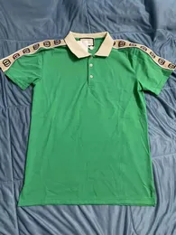 Camas de pólo masculino Designer Moda de moda masculina camisetas casuais Golf de verão masculino Shirtsblack Whitegreen Redembroiderou High Street Trends Tops de tamanho asiático M-xxxl