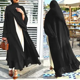 عيد رمضان أزياء المسلمة الحجاب اللباس Kaftan Dubai Kimomo Abaya للنساء من كارديان الأسران الأتراك رداء الإسلامي 2022