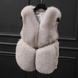 Women's Fur & Faux Natural Women Vest Winter Real Coat Female Waistcoat Sheepskin Patchwork Sleeveless Jacket 17414 WYQ1148Women's Women'sWo