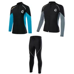 2mm Neoprene Wetsuit män Kvinnor dykjacka Lång ärm snorkelrock manlig surfing vinterjacka fiske termisk badkläder 220531