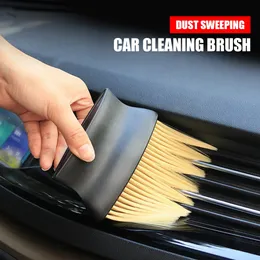 Car Air Conditioner Cleaner Brush Airs Outlet Cleaning Cars Detailing Brushs Dust Cleaners Soft Brush Keyboard Cleanings Tool