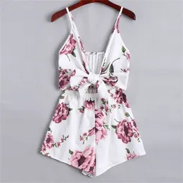 Jaycosin Jumpsuit Nowe panie seksowne proce do drukowania krótkie kombinezony moda moda na plaży damski kombinezon t200527