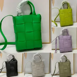 Kaseta Tote Designer Crossbody Woman Bags Intreccio Lether Mini torebka torebki na ramię luksusowe modne torebki krzyżowe zielone czarne torba