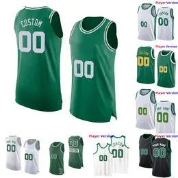 Camisas de basquete costuradas autênticas personalizadas da versão do jogador 9 DerrickWhite 20 JDDavison 30 SamHauser 44 RobertWilliamsIII 12 GrantWilliams