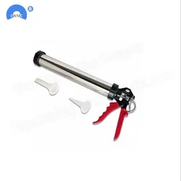 High quality stainless steel Casing Caulking Gun Glass Glue Gun Adhesive Sealant Guns caulking tool glue gun silicone with 2PC N T200602