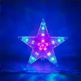 Coversage Christmas Tree Top Star Led String Fairy Lights Curtain Led Christmas Xmas Wedding Decoration Party Garden Holiday 201030