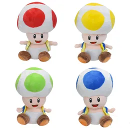 Fratello di funghi Toad Plush Pelust Toy Kids Boy Girl Girl Christmas Gifts 17 cm
